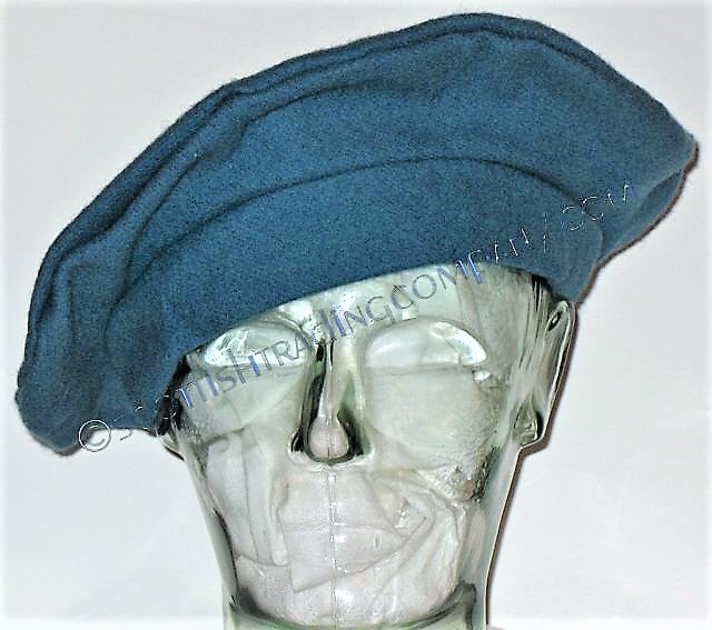 Traditional Bonnet in Jacobite Blue - Click Image to Close